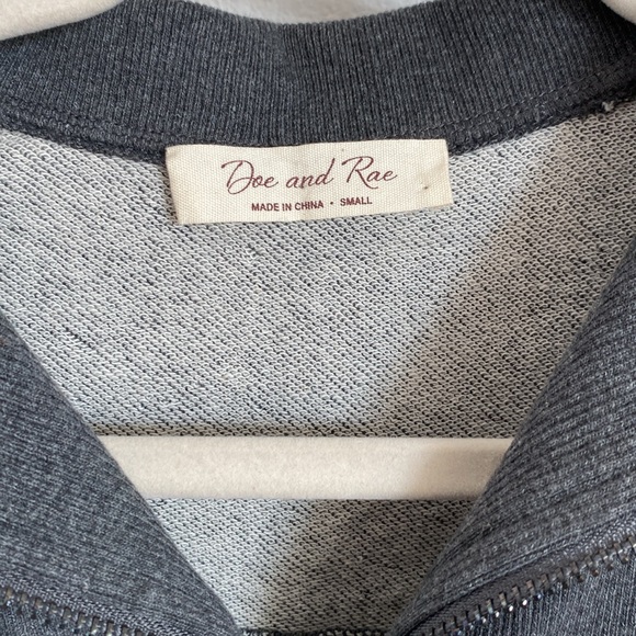 Doe & Rae Gray Midi Dress - Picture 3 of 7